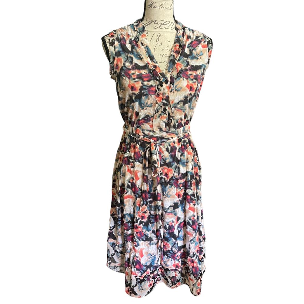 Vera Wang Simply Vera Multicolor Dress Size XS EUC